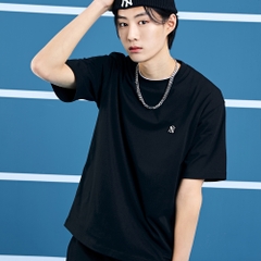 Áo Thun MLB Basic Small-Logo New York Yankees Black