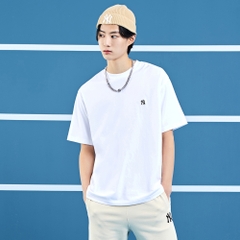 Áo Thun MLB Basic Small-Logo New York Yankees White