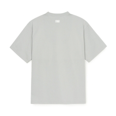 Áo Thun MLB Basic Big Logo Mega Overfit Functional Short Sleeve T-Shirt Boston Red Sox Grey