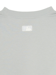 Áo Thun MLB Basic Big Logo Mega Overfit Functional Short Sleeve T-Shirt Boston Red Sox Grey