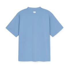 Áo Thun MLB Basic Big Logo Mega Overfit Functional Short Sleeve T-Shirt LA Dodgers Blue