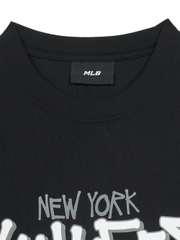 Áo Thun MLB Basic Big Logo Mega Overfit Functional Short Sleeve T-Shirt New York Yankees Black