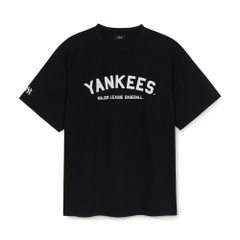Áo Thun MLB Varsity Big Logo Overfit Short Sleeve T-Shirt New York Yankees Black
