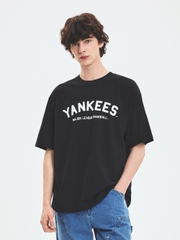 Áo Thun MLB Varsity Big Logo Overfit Short Sleeve T-Shirt New York Yankees Black