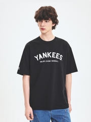 Áo Thun MLB Varsity Big Logo Overfit Short Sleeve T-Shirt New York Yankees Black