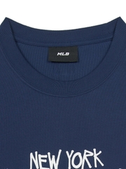 Áo Thun MLB Basic Big Logo Mega Overfit Functional Short Sleeve T-Shirt New York Yankees Navy