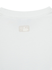 Áo Thun MLB Basic Big Logo Mega Overfit Functional Short Sleeve T-Shirt New York Yankees White