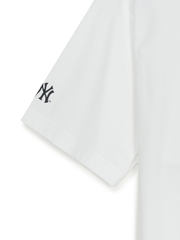 Áo Thun MLB Basic Big Logo Mega Overfit Functional Short Sleeve T-Shirt New York Yankees White