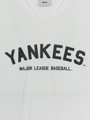 Áo Thun MLB Varsity Big Logo Overfit Short Sleeve T-Shirt New York Yankees White