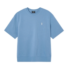 Áo Thun MLB Korea Basic Small Logo Man To Man Boston Red Sox Indigo