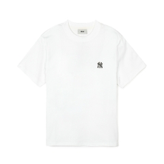 Áo Thun MLB Korea Basic Small Logo T-Shirt New York Yankees Ivory
