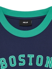 Áo Thun MLB Korea Varsity Number Graphic Boston Red Sox Navy