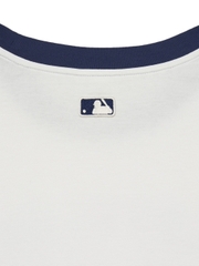 Áo Thun MLB Korea Varsity Number Graphic Cleveland Guardians White