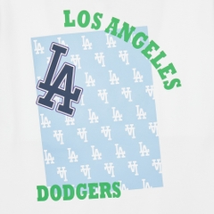 Áo Thun MLB Korea Monative T-Shirt LA Dodgers Ivory