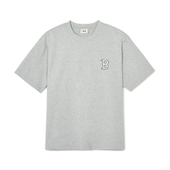 Áo Thun MLB Korea Classic Mono Big Lux T-Shirt Boston Red Sox Grey