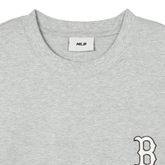 Áo Thun MLB Korea Classic Mono Big Lux T-Shirt Boston Red Sox Grey