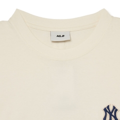 Áo Thun MLB Korea Monogram Big Lux New York Yankees D.Cream