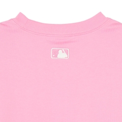 Áo Thun MLB Korea Premium Varsity Philadelphia Phillies Pink