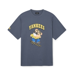 Áo Thun MLB Korea Summer Mega Bear New York Yankees Grey