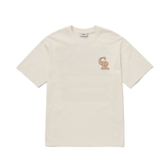 Áo Thun MLB City Life Overfit Colorado Rockies Cream