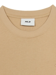 Áo Thun MLB Classic Mono Big Lux Overfit Short Sleeve T-Shirt Boston Red Sox Beige