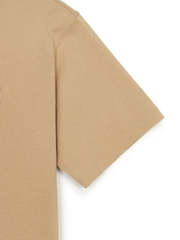 Áo Thun MLB Classic Mono Big Lux Overfit Short Sleeve T-Shirt Boston Red Sox Beige