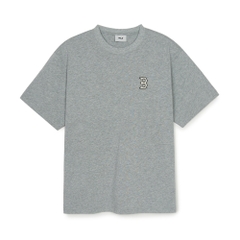 Áo Thun MLB Classic Mono Big Lux Overfit Short Sleeve T-Shirt Boston Red Sox Grey