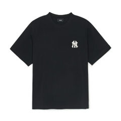 Áo Thun MLB Classic Mono Big Lux Overfit Short Sleeve T-Shirt New York Yankees Black