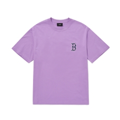 Áo Thun MLB Classic Monogram Clipping Back Logo Boston Red Sox L.Lavender