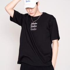 Áo Thun MLB Classic Triple Logo New York Yankees Black