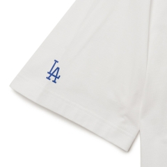 Áo Thun MLB Cube Clipping Monogram LA Dodgers White