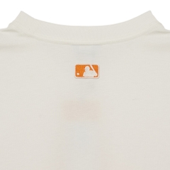 Áo Thun MLB Cube Clipping Monogram New York Yankees Cream