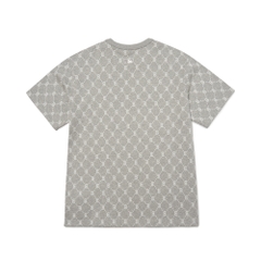 Áo Thun MLB Diamond Monogram Boston Red Sox Melange Grey