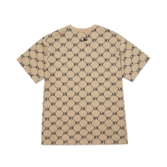 Áo Thun MLB Diamond Monogram New York Yankees Beige