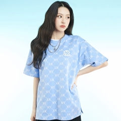 Áo Thun MLB Diamond Monogram New York Yankees Blue