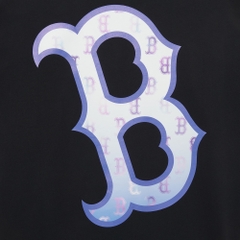 Áo Thun MLB Gradient Monogram Clipping Boston Red Sox Black
