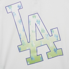 Áo Thun MLB Gradient Monogram Clipping LA Dodgers White
