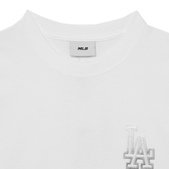 Áo Thun MLB Gradient Monogram Clipping LA Dodgers White