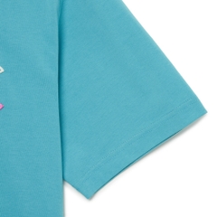 Áo Thun MLB Gradient Monogram Clipping New York Yankees Turquoise