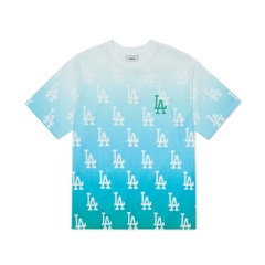 Áo Thun MLB Gradient Monogram Overfit LA Dodgers L.Green