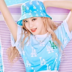 Áo Thun MLB Gradient Monogram Overfit LA Dodgers L.Green