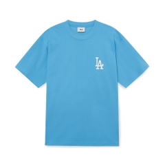 Áo Thun MLB Illusion Clipping LA Dodgers D.Aquablue