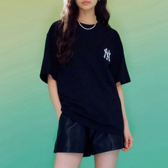 Áo Thun MLB Illusion Clipping New York Yankees Black