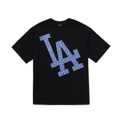 Áo Thun MLB Illusion Mega Overfit T-Shirt LA Dodgers Black