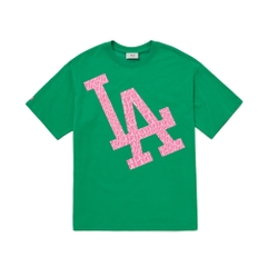 Áo Thun MLB Illusion Mega Overfit T-Shirt LA Dodgers L.Green