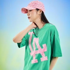 Áo Thun MLB Illusion Mega Overfit T-Shirt LA Dodgers L.Green