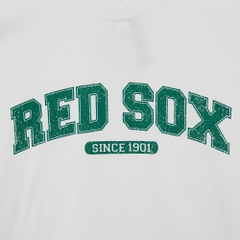 Áo Thun MLB Korea Varsity Logo Boston Red Sox White
