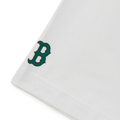 Áo Thun MLB Korea Varsity Logo Boston Red Sox White