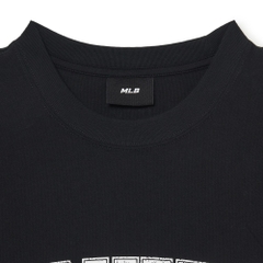 Áo Thun MLB Korea Varsity Logo New York Yankees Black