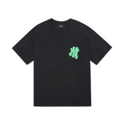 Áo Thun MLB Lite Back Logo Overfit New York Yankees Black